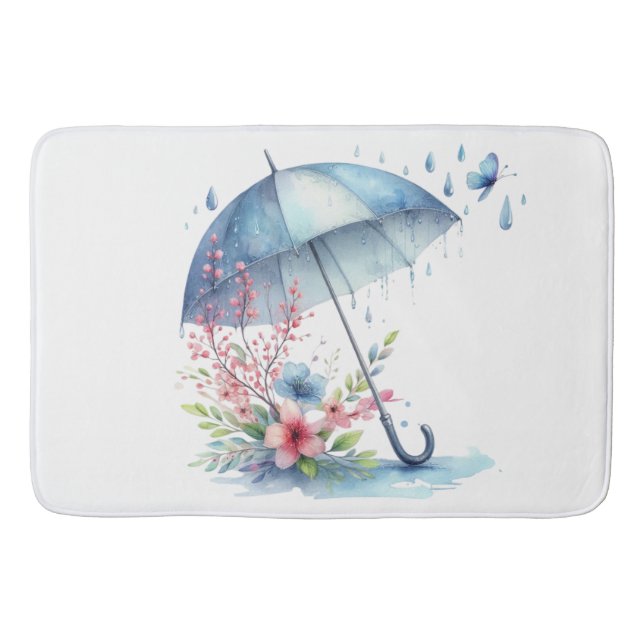 Bath Mat-Spring- Umbrella Bathroom Set Badrumsmatta (Framsidan)