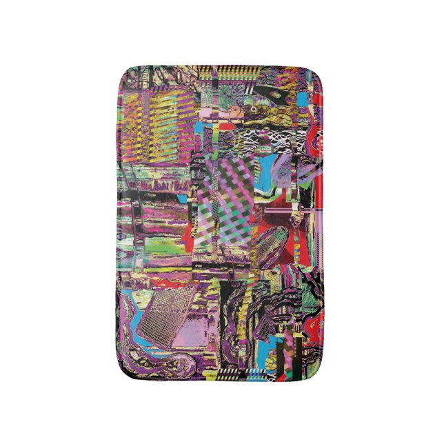 Bath Mat – Urban Fractals Badrumsmatta (Framsidan (Vertikal))