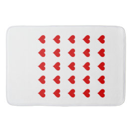 Bath Mat with hearts. Badrumsmatta