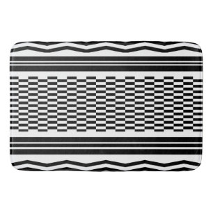 Bath Mat/Zig Zags och Checkered Badrumsmatta
