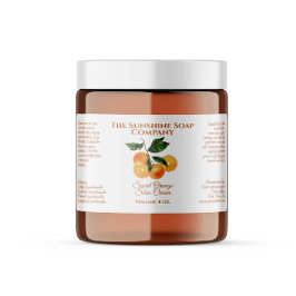 Bath- och brödproduktsetikett - orange - v2 fraktsedel