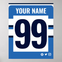 Bath Personlig Rugby Shirt Poster