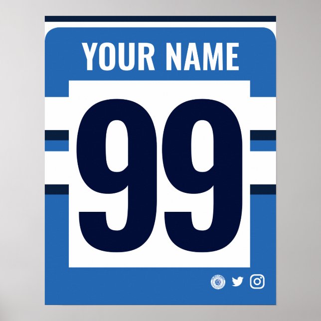 Bath Personlig Rugby Shirt Poster (Framsidan)