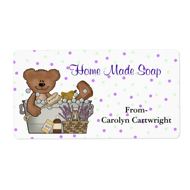 Bath-produktetiketter Fraktsedel (Framsidan)