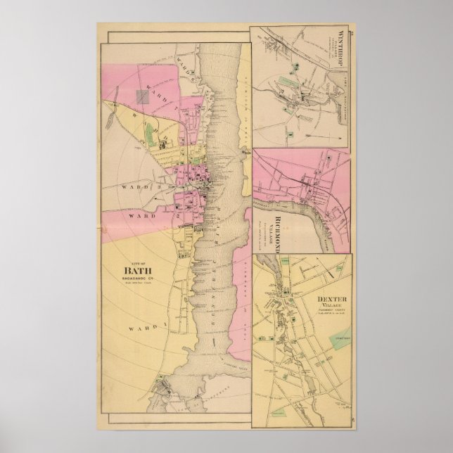 Bath, Sagadahoc County Poster (Framsidan)