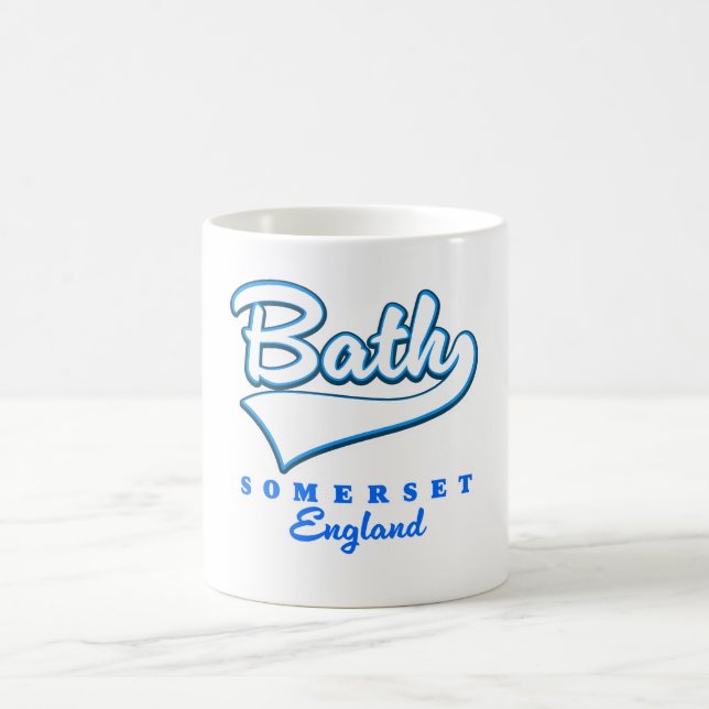 Bath Somerset reslogotyp Kaffemugg (Center)
