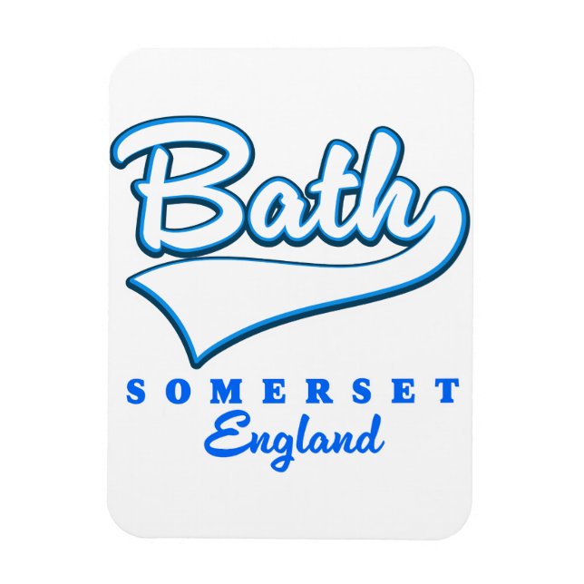 Bath Somerset reslogotyp Magnet (Vertikal)