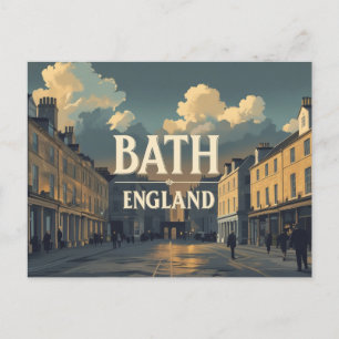 Bath - tidrapport och romerskt arv vykort