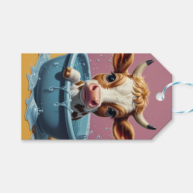 Bath-time Buddies-djur i ett bad Presentetikett (Framsidan (Horisontell))