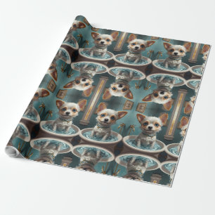 Bath-time Buddies-djur i ett bad Presentpapper