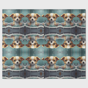 Bath-time Buddies-djur i ett bad Presentpapper