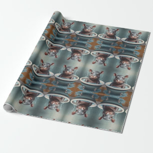 Bath-time Buddies-djur i ett bad Presentpapper