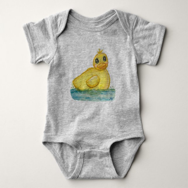 Bath Time Ducky T Shirt (Framsida)