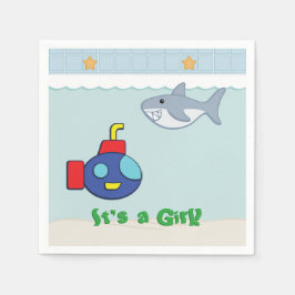 Bath Time Finare Baby Shower Napkins Pappersservett