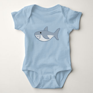 Bath Time Finare Shark Baby Bodykostym T Shirt