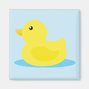 Bath Time Gult Anka Magnet