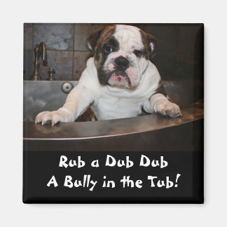 Bath Time mugg Magnet