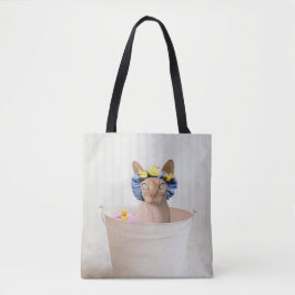 Bath Time Tote Bag Tygkasse