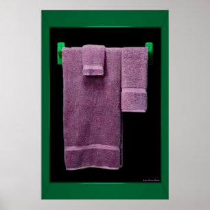 Bath Towls Print Poster