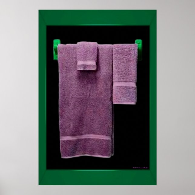 Bath Towls Print Poster (Framsidan)