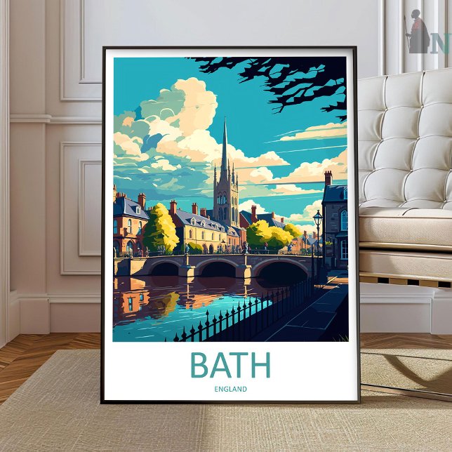 Bath Travel Print Wall Art Bath Wall Hanging Home  Poster (Skapare uppladdad)