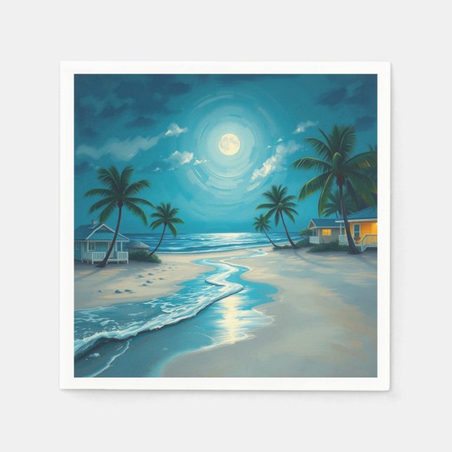 Bathed in Moonlight Pappersservett (Framsidan)