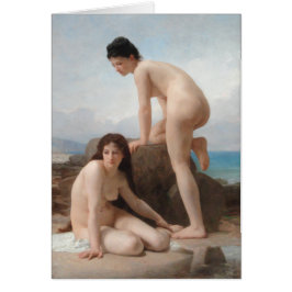 Bathers av William-Adolphe Bouguereau Hälsningskort