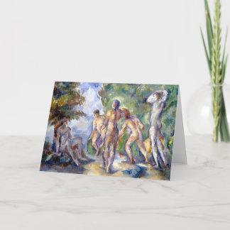 Bathers Fine Art Greetings Card Kort