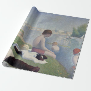 Bathers Georges Seurat Neo Impressionist Painting Presentpapper