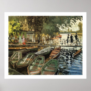 Bathers i La Grenovilliere Poster