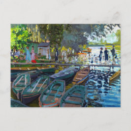 Bathers vid La Grenouillere Claude Monet Vykort
