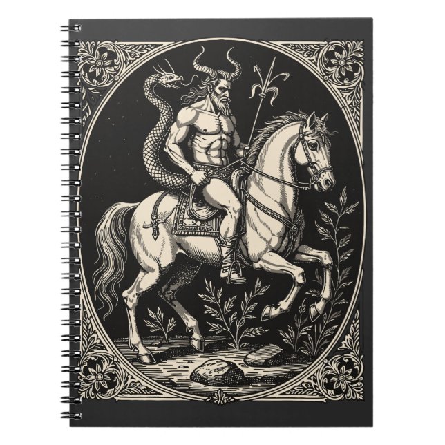 Bathin Demon Krigare Majestät Anteckningsbok (Framsidan)