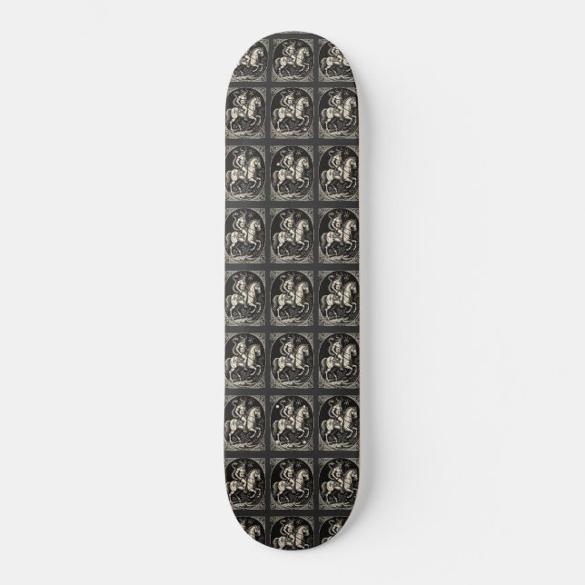 Bathin Demon Krigare Majestät Mini Skateboard Bräda 18,5 Cm (Framsida)
