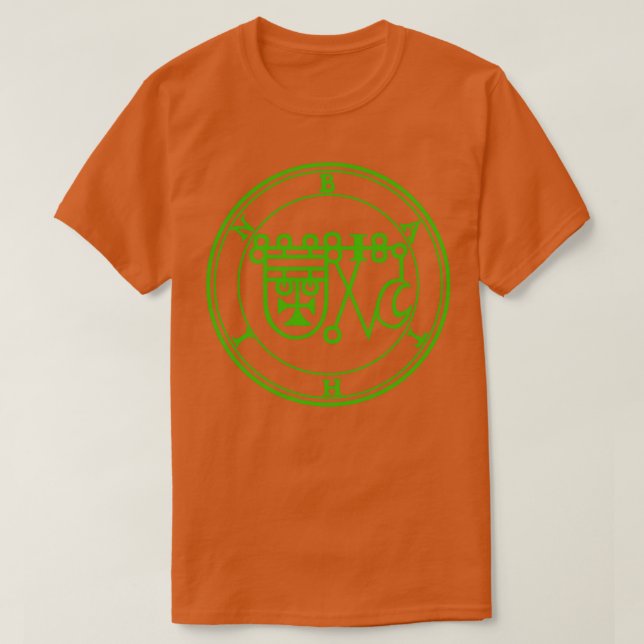 Bathin Sigil känner till fördelarna med Grönten Ör T Shirt (Design framsida)