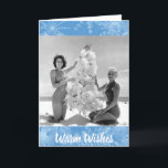 Bathing Beauties & Julgran på Beach 1960 Helgkort<br><div class="desc">Ett underbart val att le på någons ansikte.</div>