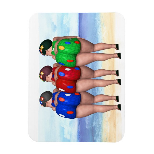 Bathing Beauty Magnet (Vertikal)