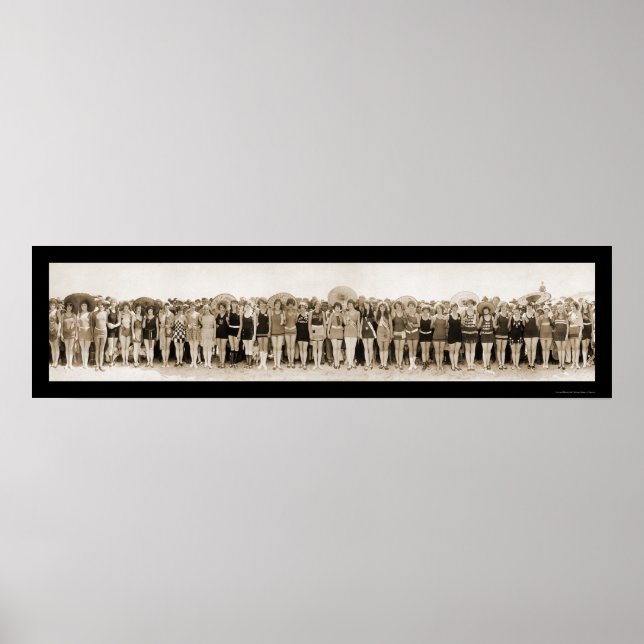 Bathing Beauty Skönhetstävling Photo 1925 Poster (Framsidan)