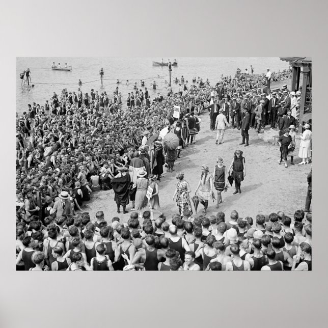 Bathing Beauty Tävling, 1920-talet Poster (Framsidan)