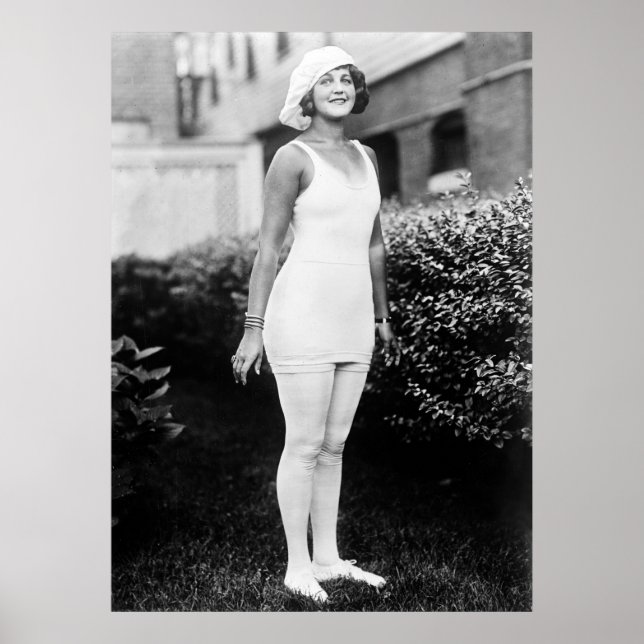 Bathing Beauty, tidigt 1900-talet Poster (Framsidan)