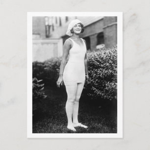 Bathing Beauty, tidigt 1900-talet Vykort