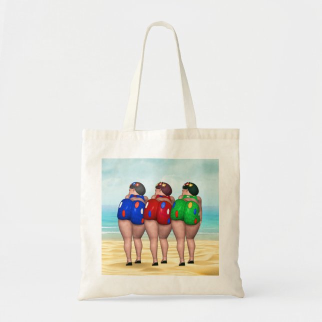 Bathing Beauty Tote bags Tygkasse (Framsidan)