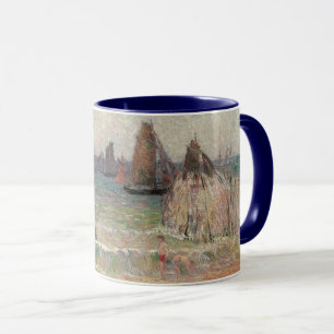"Bathing Dieppe by Paul Gauguin", Vintage Fine Art Mugg