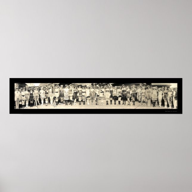 Bathing Girl Parad Photo 1920 Poster (Framsidan)