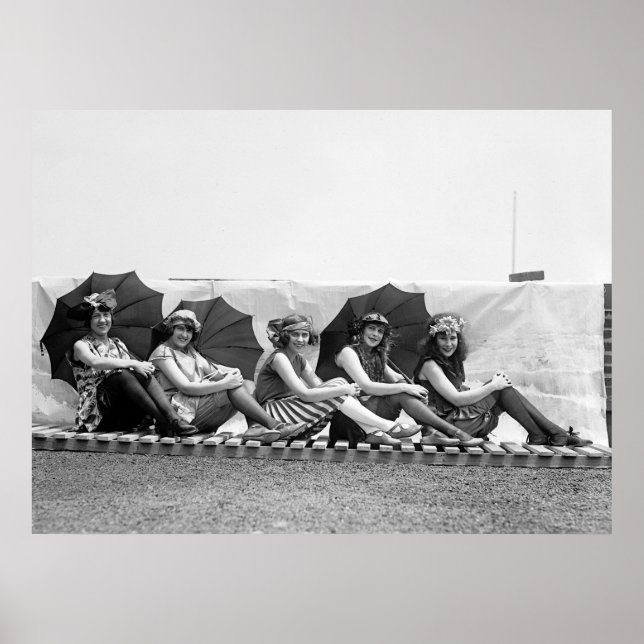 Bathing Girls: 1922 Poster (Framsidan)