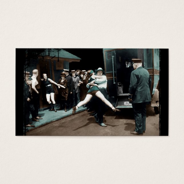 Bathing Kostym Arrests USA Visitkort (Framsidan)