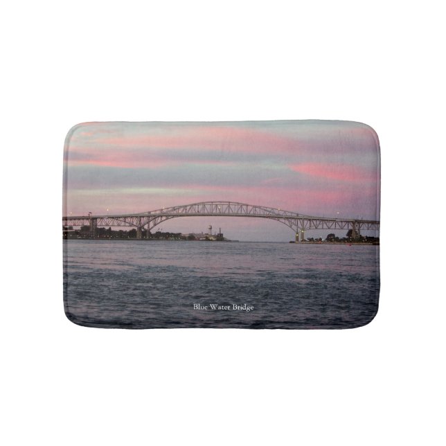 Bathmat Blue Vatten Bridge Badrumsmatta (Framsidan)