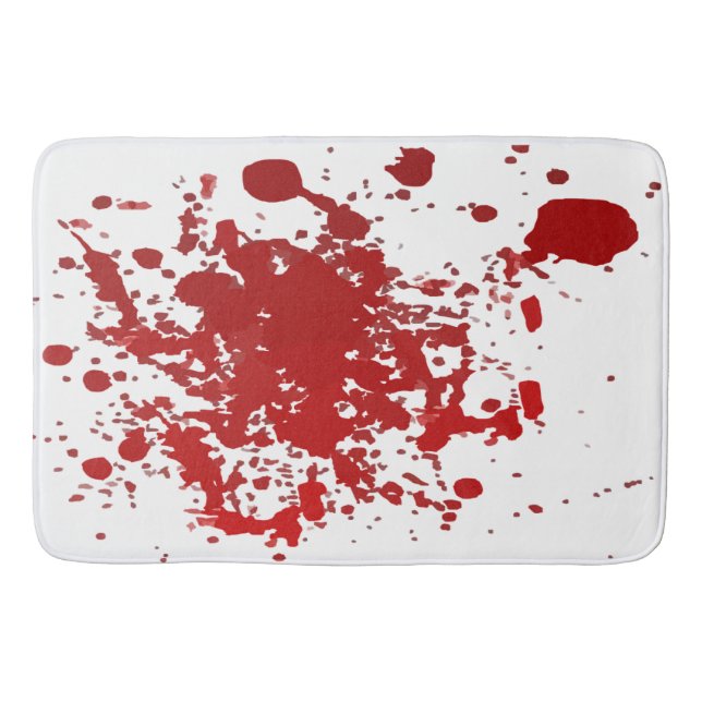 Bathmat Halloween blodsutgjutelse Badrumsmatta (Framsidan)
