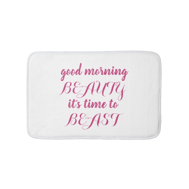 Bathmat - skönhetbeast badrumsmatta (Framsidan)