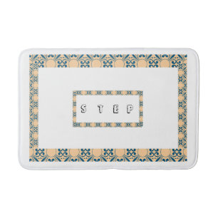 Bathmat Step-In Stil Gräns Design Badrumsmatta