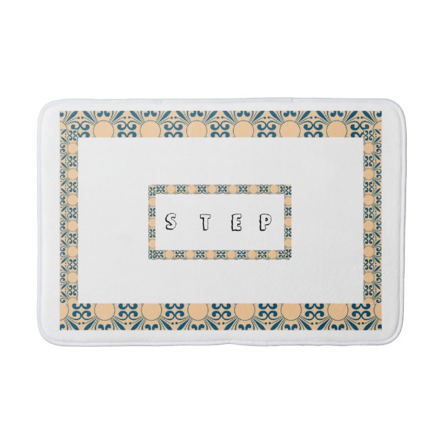 Bathmat Step-In Stil Gräns Design Badrumsmatta (Framsidan)
